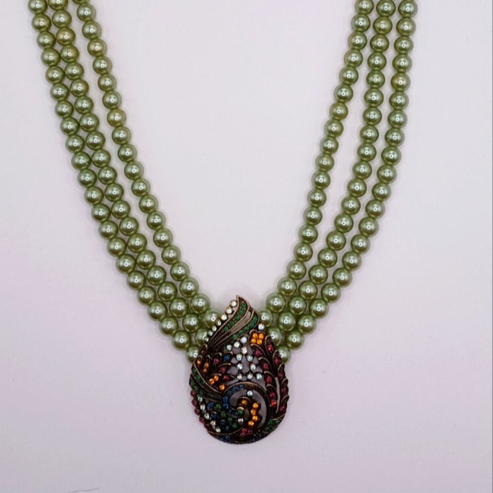 BEADED HEIDI DAUS NECKLACE